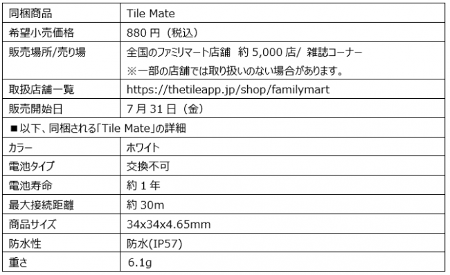『Tile Mate Book』商品情報